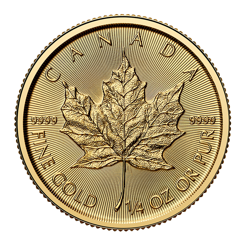 Image for 1/4 oz Gold Maple Leaf Coin (2024) from TD Precious Metals